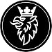 Saab Black White Griffen Replacement Decal Sticker 8 Piece Set