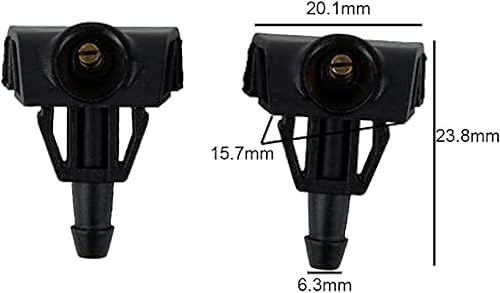 Miniatura 6 de YHSMK Windscreen Wiper Washer Spray Nozzle Replacement Parts, for Nissan for X-Trail 2012-2021