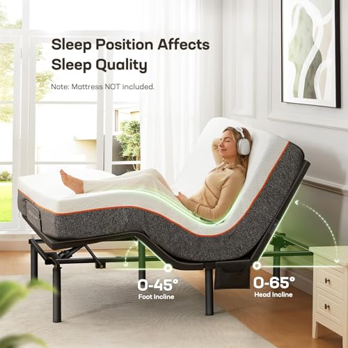 electric adjustable bed frame Package product image