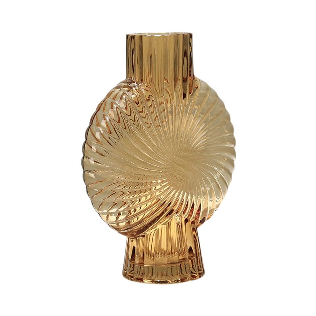 Vase en verre TUSUOD moderne pour sublimer un salon lumineux et chaleureux