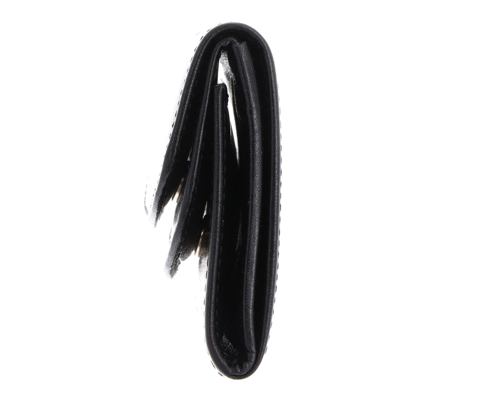 Golden Head Leder Geldbörse Colorado Damen-Minischeintasche 1005 Schwarz