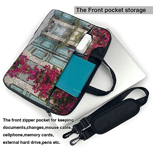 Bolso Vintage Azul para Laptop Unisex 14 pulgadas miniatura 4