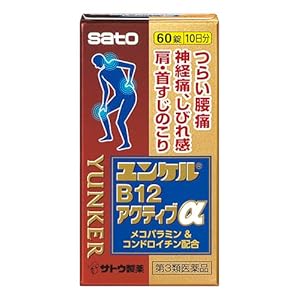 【神経痛に】ユンケルB12アクティブα 60錠 1,733円！プライム会員は送料無料！【第3類医薬品】