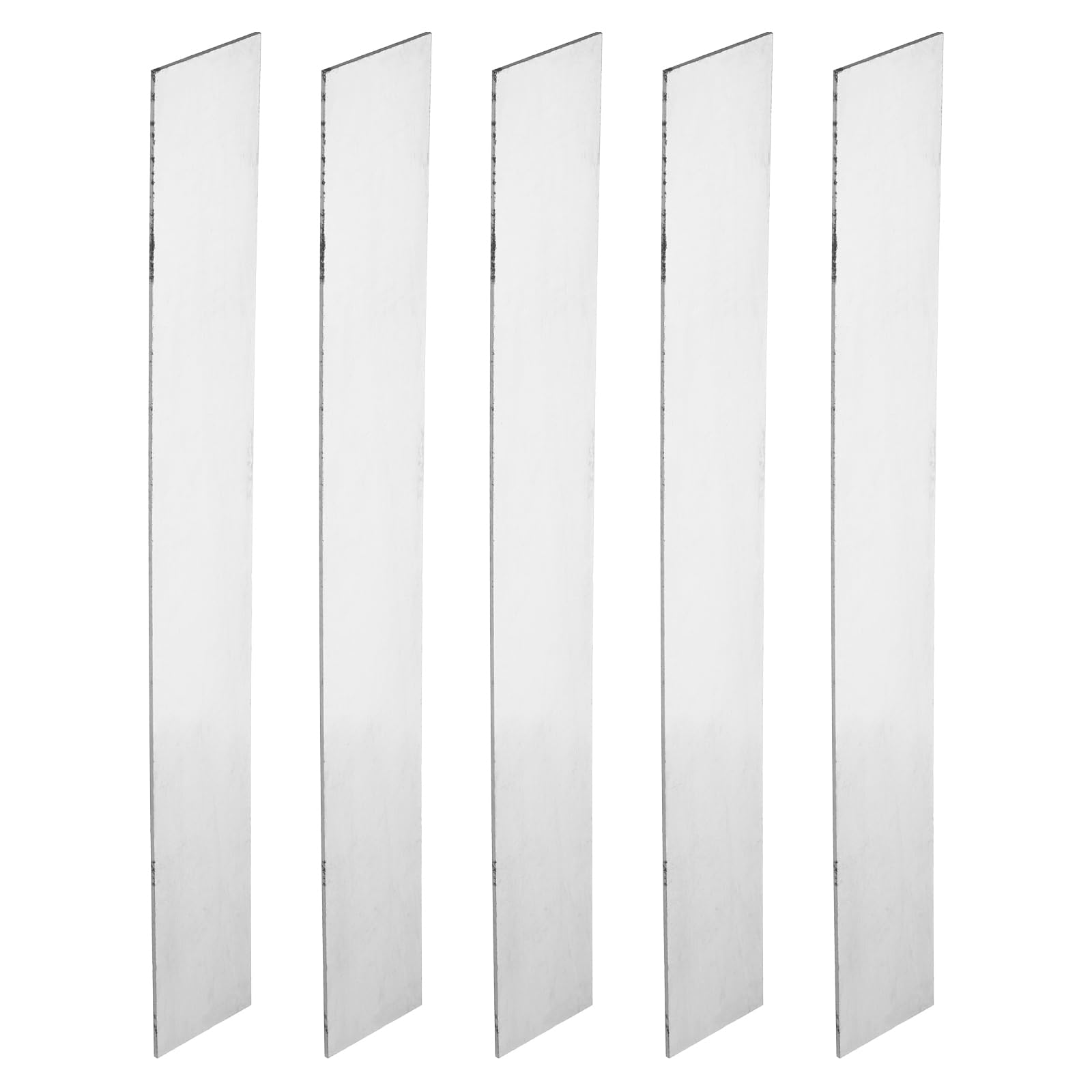 PATIKIL 15N20 Steel Flat Bar, 5 Pcs 12" x 1 1/2" x 1/16" Knife Making Steel Iron Stock for Forging Blade Knife Sword Chopper