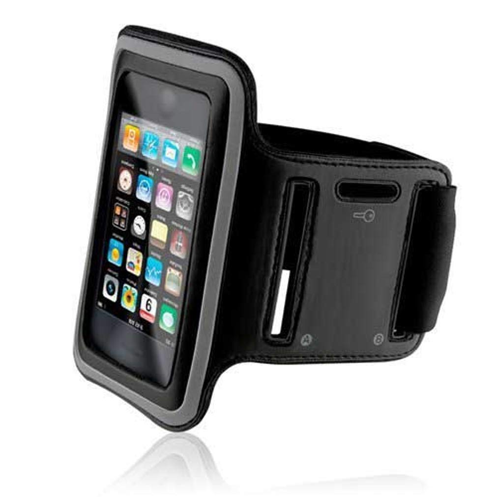 Sports Running Armband Gym Workout Case Cover Band Arm Strap Reflective Z7R Compatible with Alcatel Allura, Flint, REVVL, Fierce XL, Jitterbug Smart 2, A30 Plus, Pop 3, 4 - iPhone Xs Max