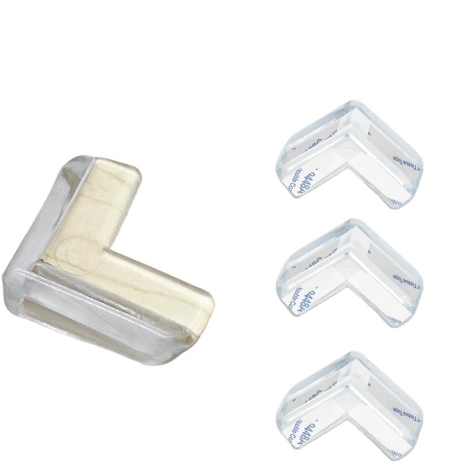 Eckenschutz für Tische, Kindersicherheit, 1-10 Stück, transparente Silikon-Tischschutzhüllen, stoßfest, stoßdämpfend