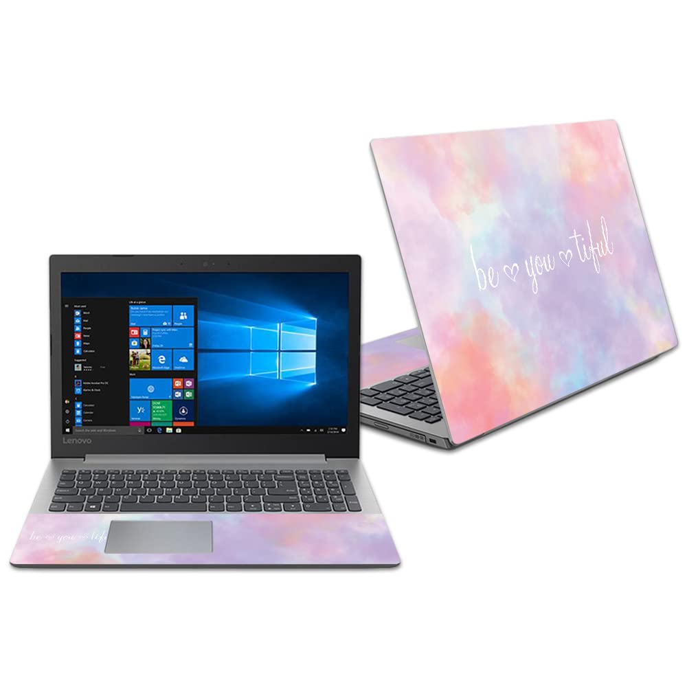 MightySkins Vinyl Skin For Lenovo Ideapad 330S 14" (2018) - BeYouTiful Design | Protective Decal Wrap Made In USA - View #4