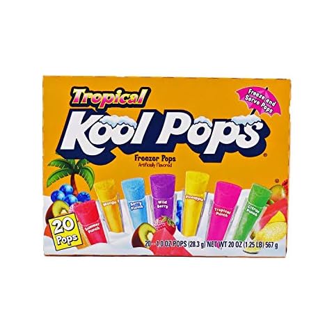 Kool Pops Tropical 20 Freezer Pop 567g Cover