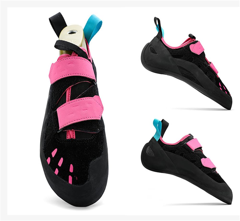 Scarpe da Arrampicata al Muro da Donna da Uomo Comode Bouldering Sneakers per Principianti Sport Rock Climbing
