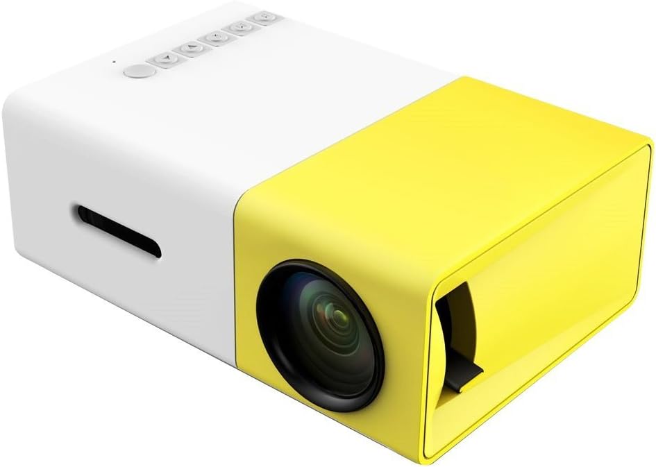Mini proyector, proyector portátil Compatible con 1080p Full HD Multimedia Home Theater Video Projector Xbox One / Xbox Series X / S / PS5 / PS4 / USB / SD / ACR