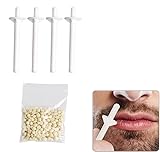 Nasenhaar Wachs Set,Nase Wachsstreifen,Nose Wax Nasenwachs Set für Männer und Frauen,Nasenwachs Kit,Nasen Haarentfernung Wachs mit Nasenhaarentferner Sticks Sicher Schnell,Nasenwachs Streifen