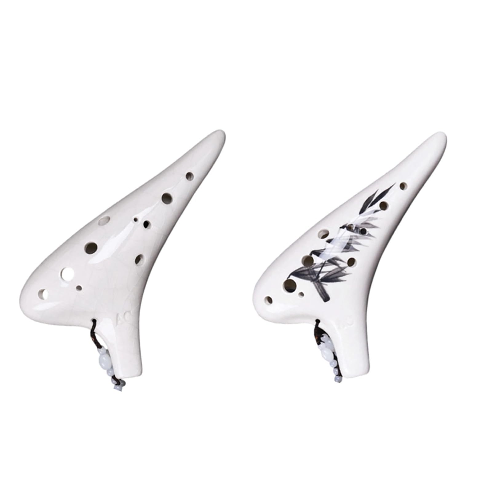 Ocarina In Ceramica Strumento Ocarina Professionale Per Principianti Contralto In Do AC A 12 Fori Per Adulti(2)