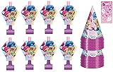 Unique Shimmer and Shine Birthday Party Supplies Favor Bundle Pack includes 8 Party Hats and 8 Party Blowouts