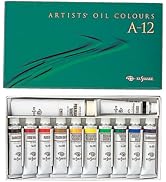 Amazon | クサカベ(Kusakabe) 油絵具 専門家用 油絵具セット 12色