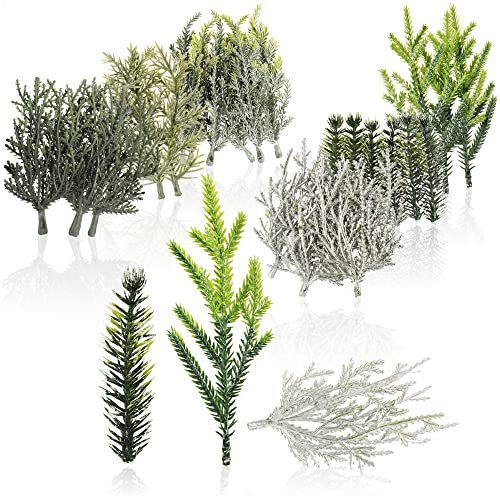 com-four® Weihnachtsdekoration - dekorative Zweige zum Basteln -...