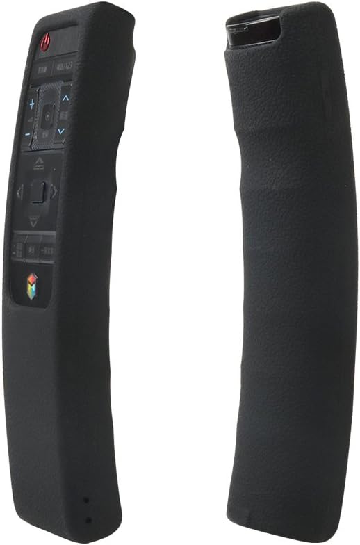 Samsung Smart QLED TV Remote Case SIKAI Shockproof Protective Case for Samsung QLED TV Smart Remote Control BN59-01221B BN59-01220A BN59-01220B with Free Lanyard (Black)