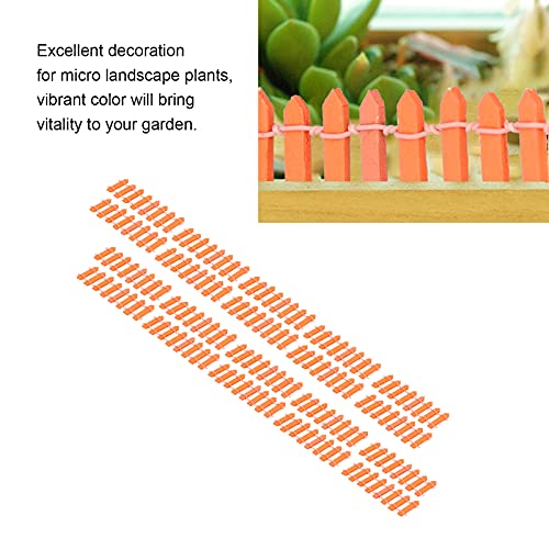 20PCS Mini Wooden Fence, Interesting and Cute Miniature Wooden Fence for Home Garden Plant Pot DIY Project Micro Landscaping - Image 4