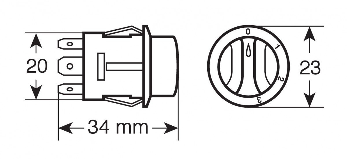 Lampa 45566 Interruttore Comando Innesto