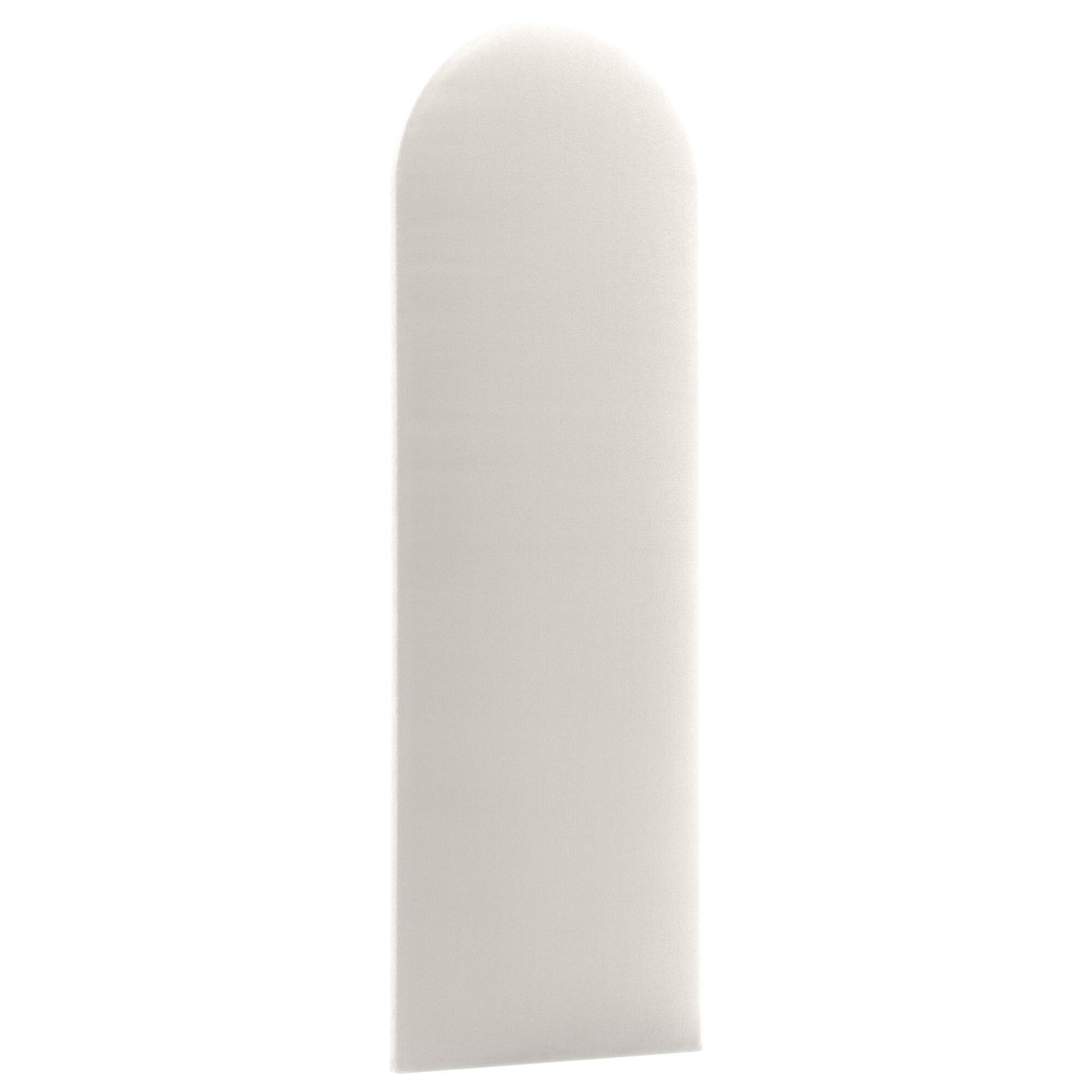murando - Wall cushion as a headboard for a bed Oval Velvet 100x20 cm
