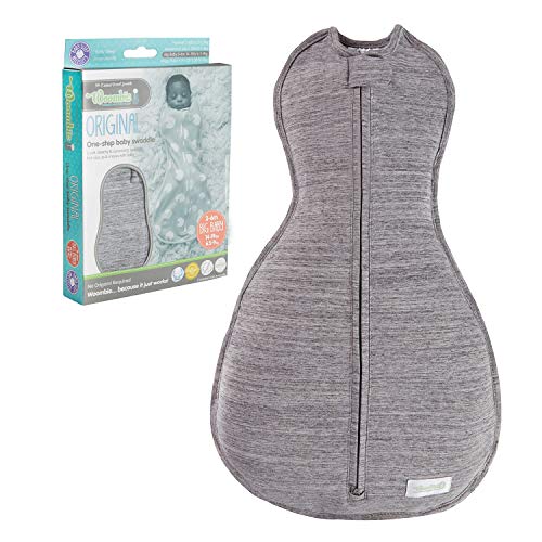 The Original Woombie Baby Swaddling Blanket I Soothing, Cotton Baby Swaddle I Wearable