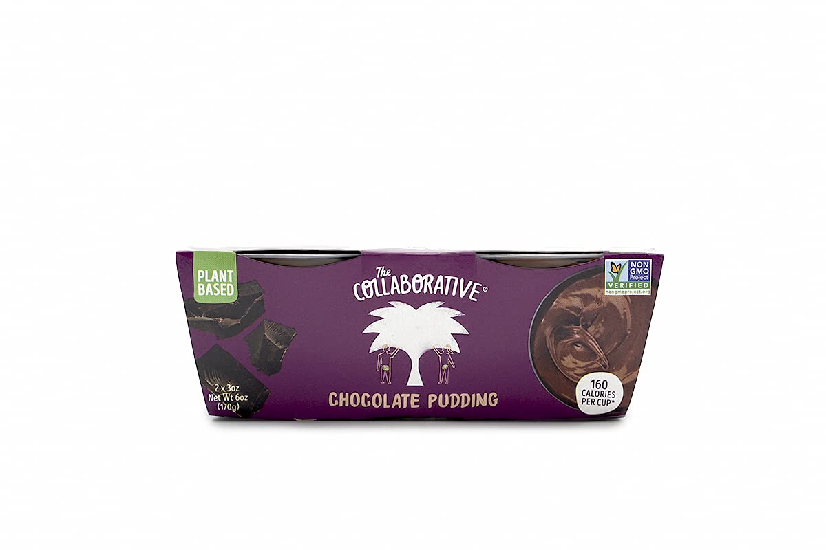The Collaborative Pudding, Chocolate, 2 Pack, 6 Ounce