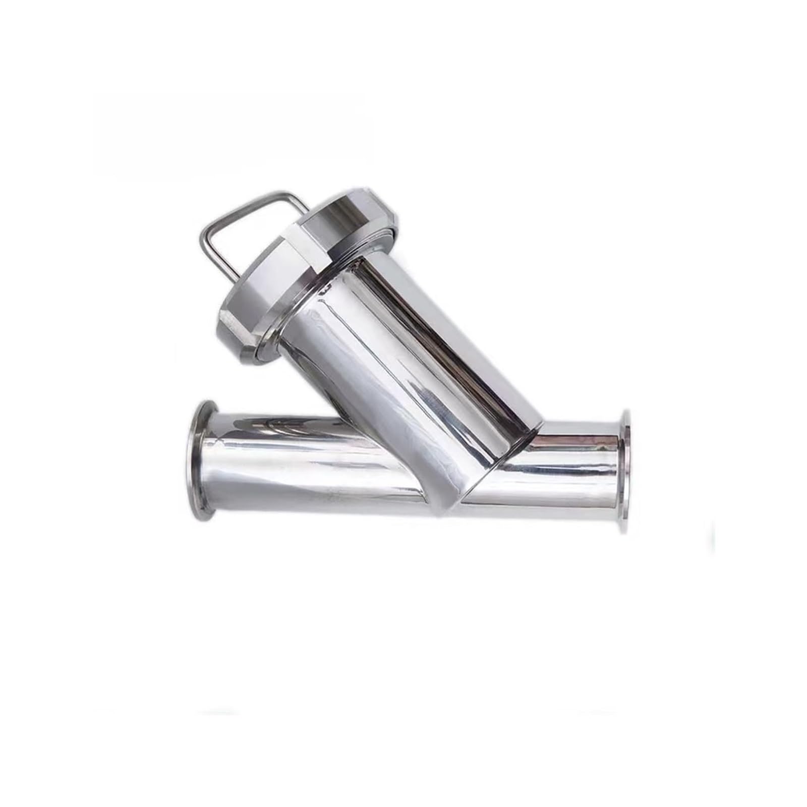 KKHCMZPI 3" Stainless Steel 316 Pipe Filter Inline Y Strainer Filter 60 Mesh Viton seal