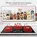 AMZCHEF 30 Inch 10600W Induction Cooktop With 5 BOOST Burners, 9 Levels Electric, Built-in Control by Slide Touchscreen, Child Safety Lock, Independent Timer, No Plug, 240V