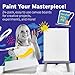 Artlicious Small Canvases for Painting - Pack of 12, 5 x 7 Inch Blank White Canvas Boards - 100% Cotton Art Panels Mini Canvas Bulk for Oil, Acrylic & Watercolor Small Canvas for Painting