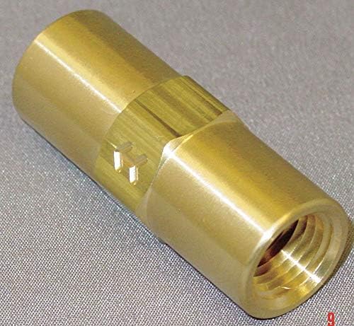 Piston Spring Check Valve, Brass, 1/4 In.
