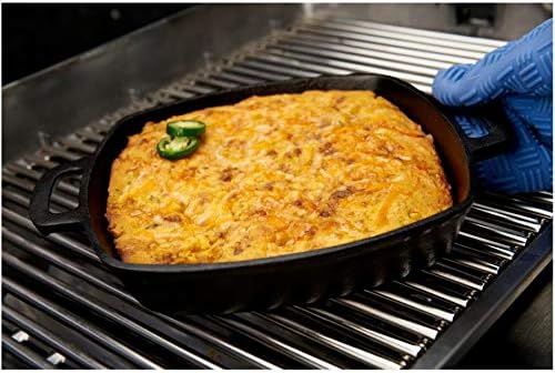 GrillPro 91658 Cast Iron Square Pan