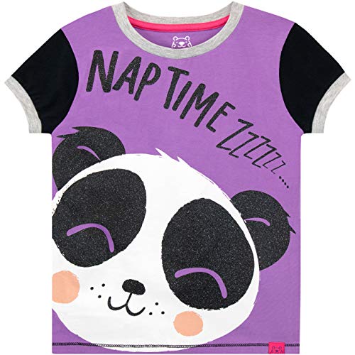 Harry Bear Pigiama per Ragazze Panda Viola 7-8
