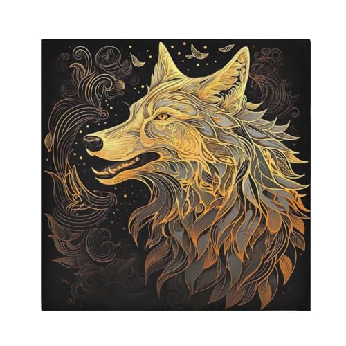 Servilletas de Tela Satin Wolf Cuadradas Pack x6 miniatura 1