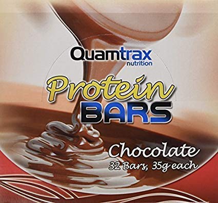 QUAMTRAX PROTEIN BAR (32x35 GRS) - CHOCOLATE