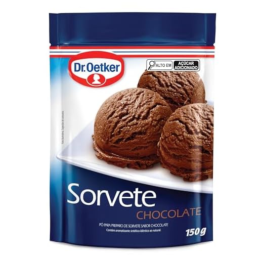 Dr.Oetker Dr. Oetker Sorvete Sabor Chocolate Pó Para Preparo De Sobremesa Consistência Cremosa E Sabor Delicioso 150G