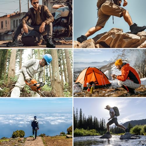 Image of FREE SOLDIER Mens Waterproof Tactical Hiking Boots Combat Work Boots Desert Military Boots