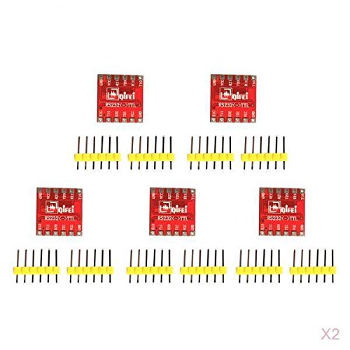 jojomis 10 unidades Mini convertidor de nivel lógico bidireccional módulo 3,3 V a 5 V para