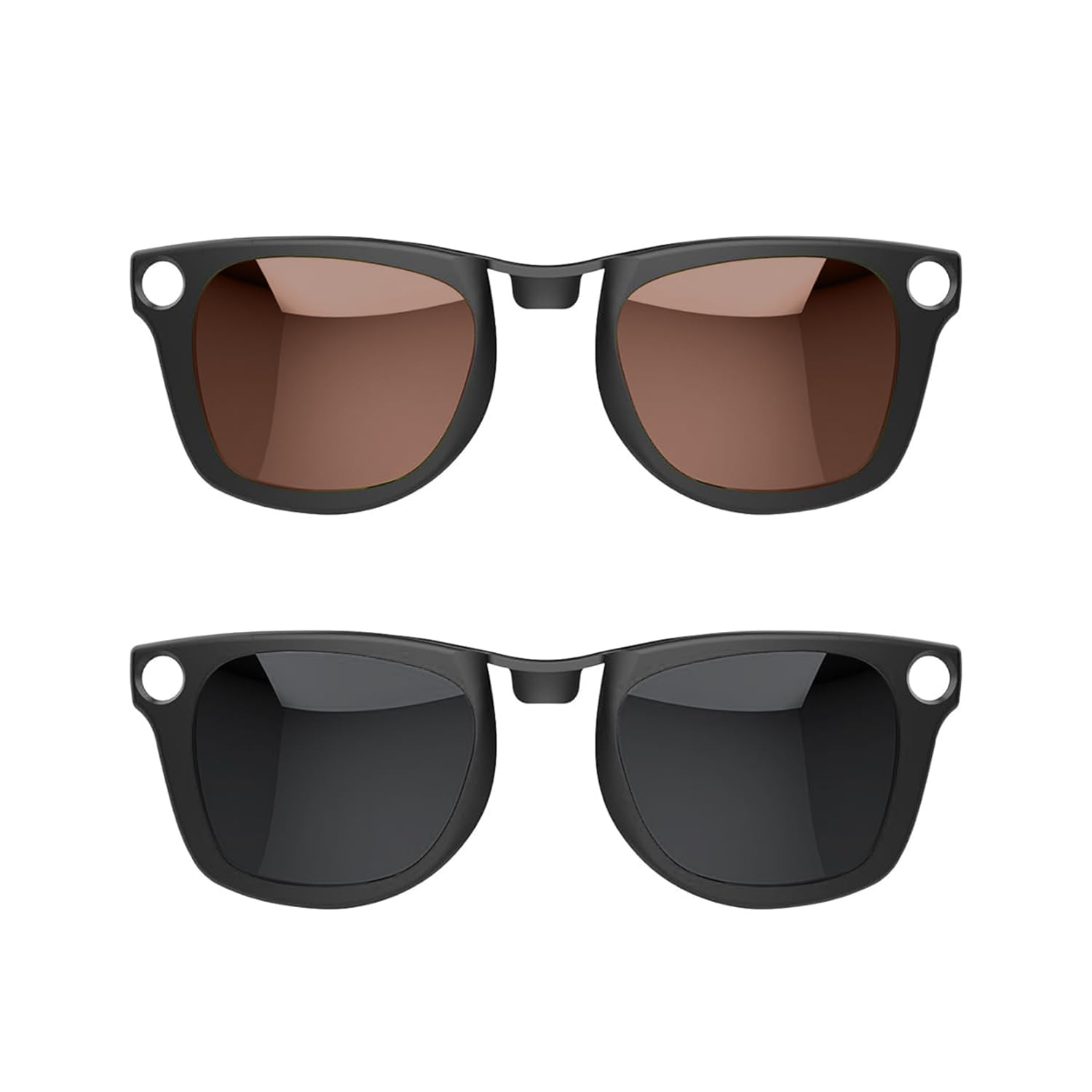 Clip polarizado para Ray-Ban Meta Wayfarer & Gen 2 (RW4006/RW4012, talla M, 50-22), clip de decoloración para Meta Wayfarer Gen 2 protección UV