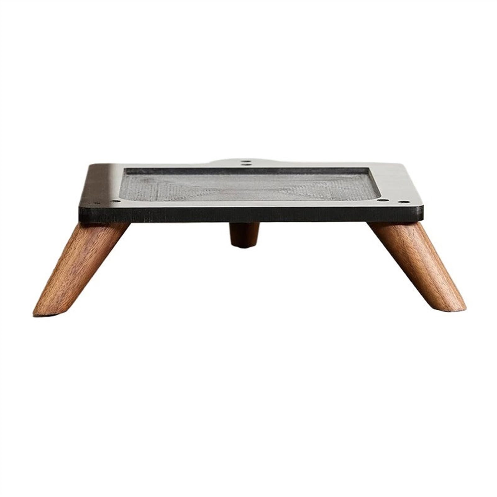 Soporte de altavoz compacto y exquisito soporte de audio de madera maciza, soporte de altavoz, soporte de escritorio, soporte de monitor de estudio