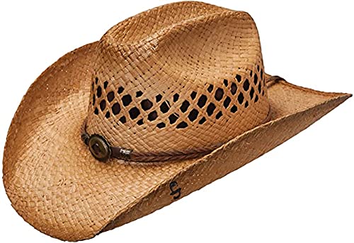 Stetson& Dobbs OSBGRV-7436 Mens Big River Hats, Brown - 7 3/4