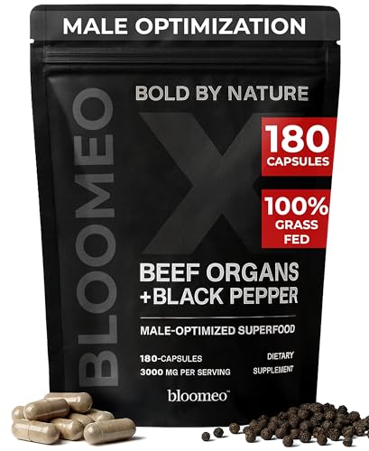 Bloomeo Beef Organ Supplement for Men | 100% Grass Fed