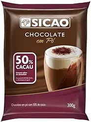 Chocolate em Pó 33% Cacau 300Gr - Sicao