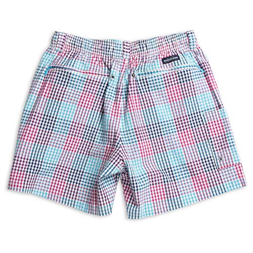 Southern Marsh Dockside Swim Trunk - Seersucker Gingham2