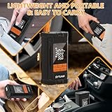 SYTUNG Tyre Inflator Air Compressor 150PSI Cordless Rechargeable Car Tyre Inflator with Digital Display LED Light, Electric Air Pump for Car Tyres and Other Inflatables - Image 3