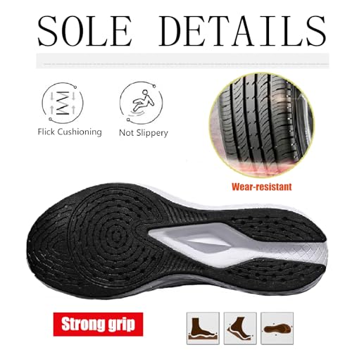 Women's Mesh Colorful Running Sneakers Breathable Casual Lace Up Non-Slip Soft Bottom Lightweight Walking Shoes for Sports Fitness Tennis Shoes4