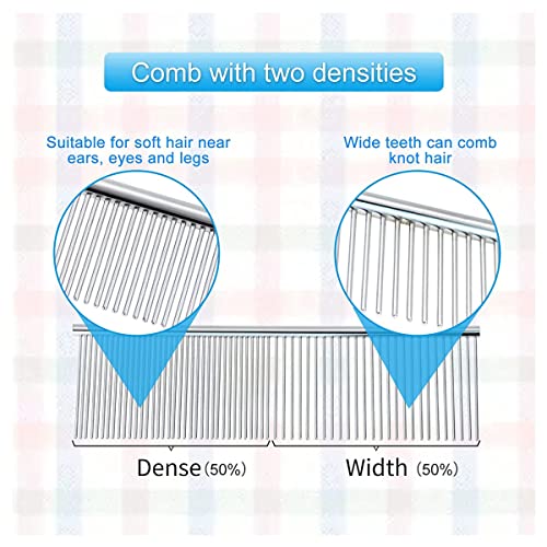Stainless Steel Pet Grooming Comb - Image 4