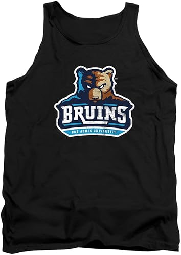 Miniatura 3 de Bob Jones University Official Distressed Primary Logo Unisex Adult Tank Top