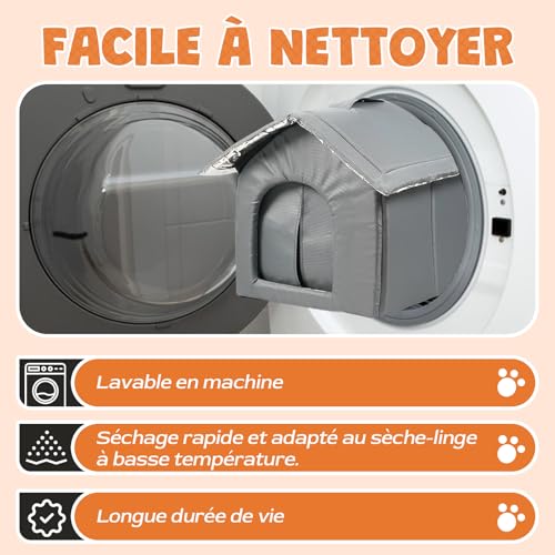 Abri extérieur pour chats errants isolé chaud et imperméable - 5