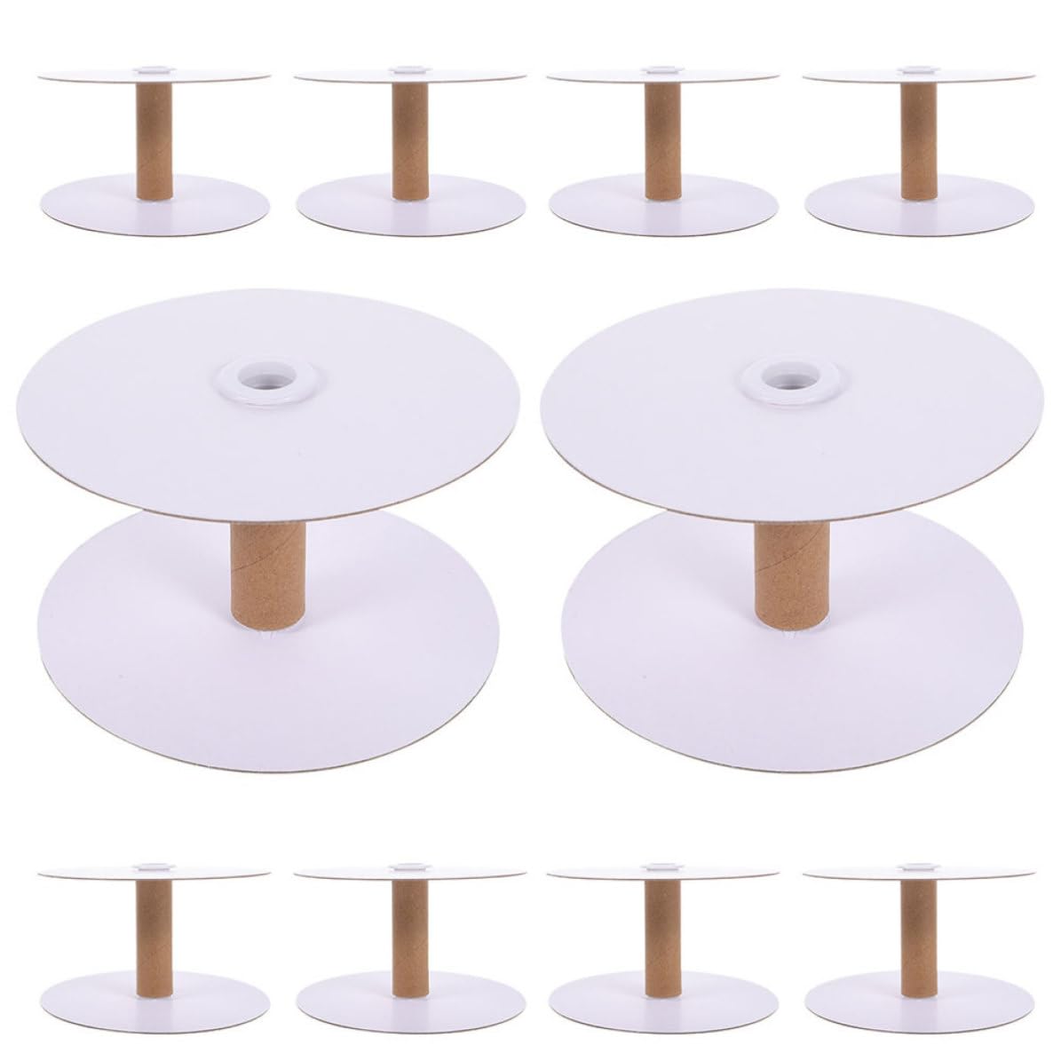 20 Piezas Carretes de Bobinado de Papel para Coser, Hilo