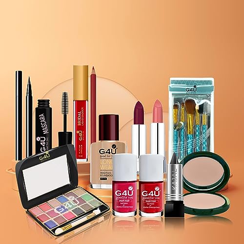 Image of G4U Complete Makeup Set For Women | Pro Beauty Elegance Kit Pack of 17 Pcs | Gift Set For girls A34