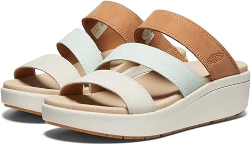 KEEN Sandalias Ellecity de cuña con puntera abierta para mujer